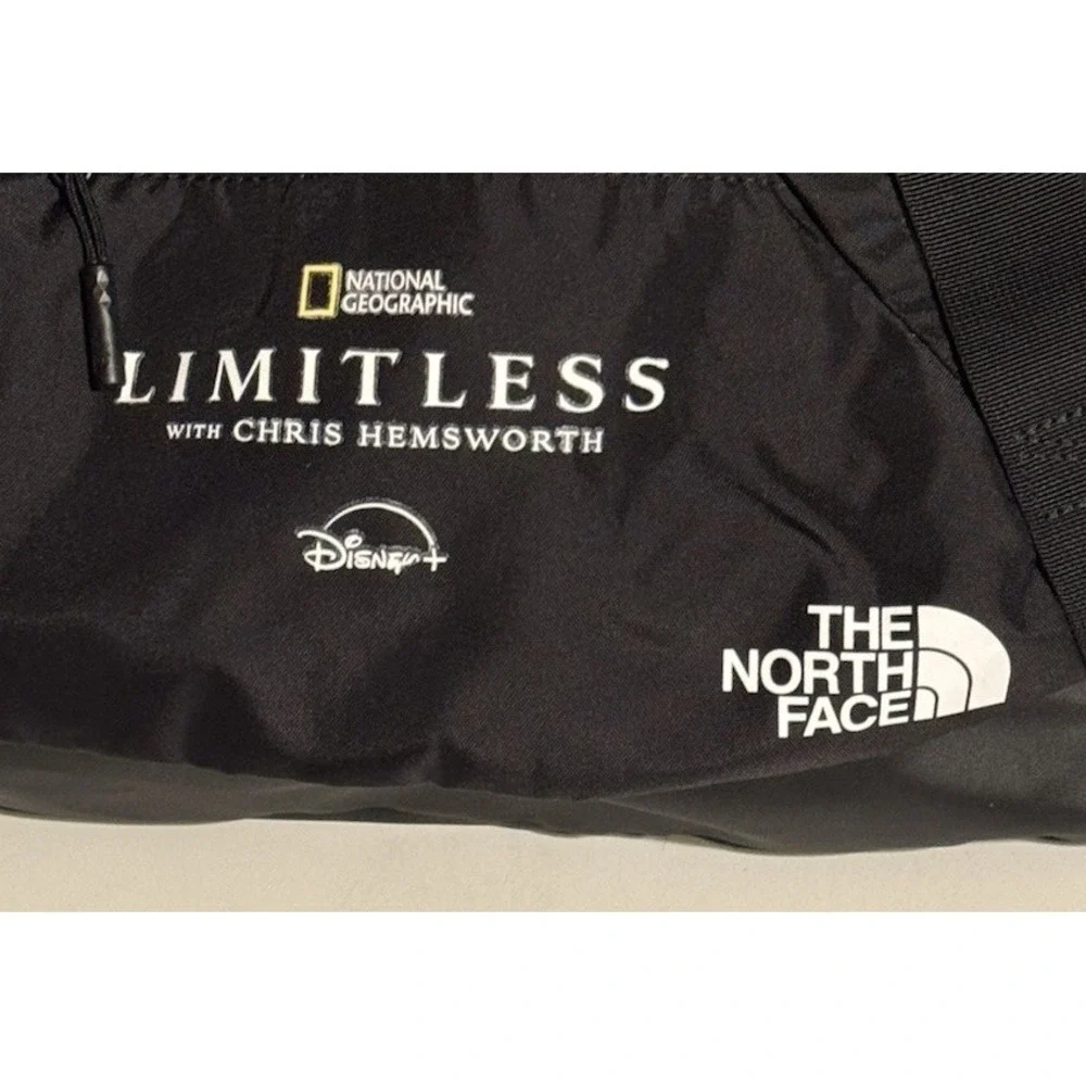 National Geographic North Face Black Apex Duffel Bag Promo Disney New Tags Rare